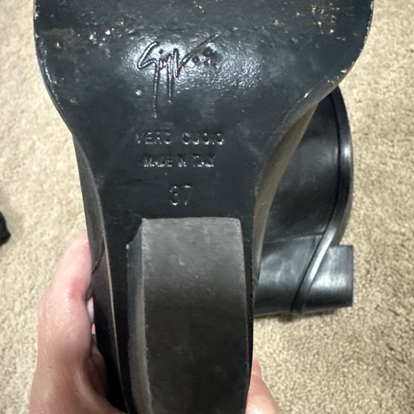 Guiseppe Zanotti Flag Leather Cowboy Booties - Picture 4 of 4